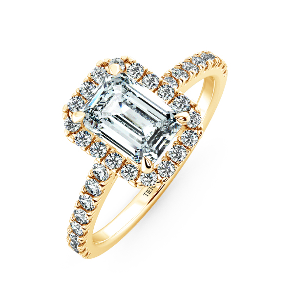 Nhẫn đính hôn Halo đai tấm NCH8202 3